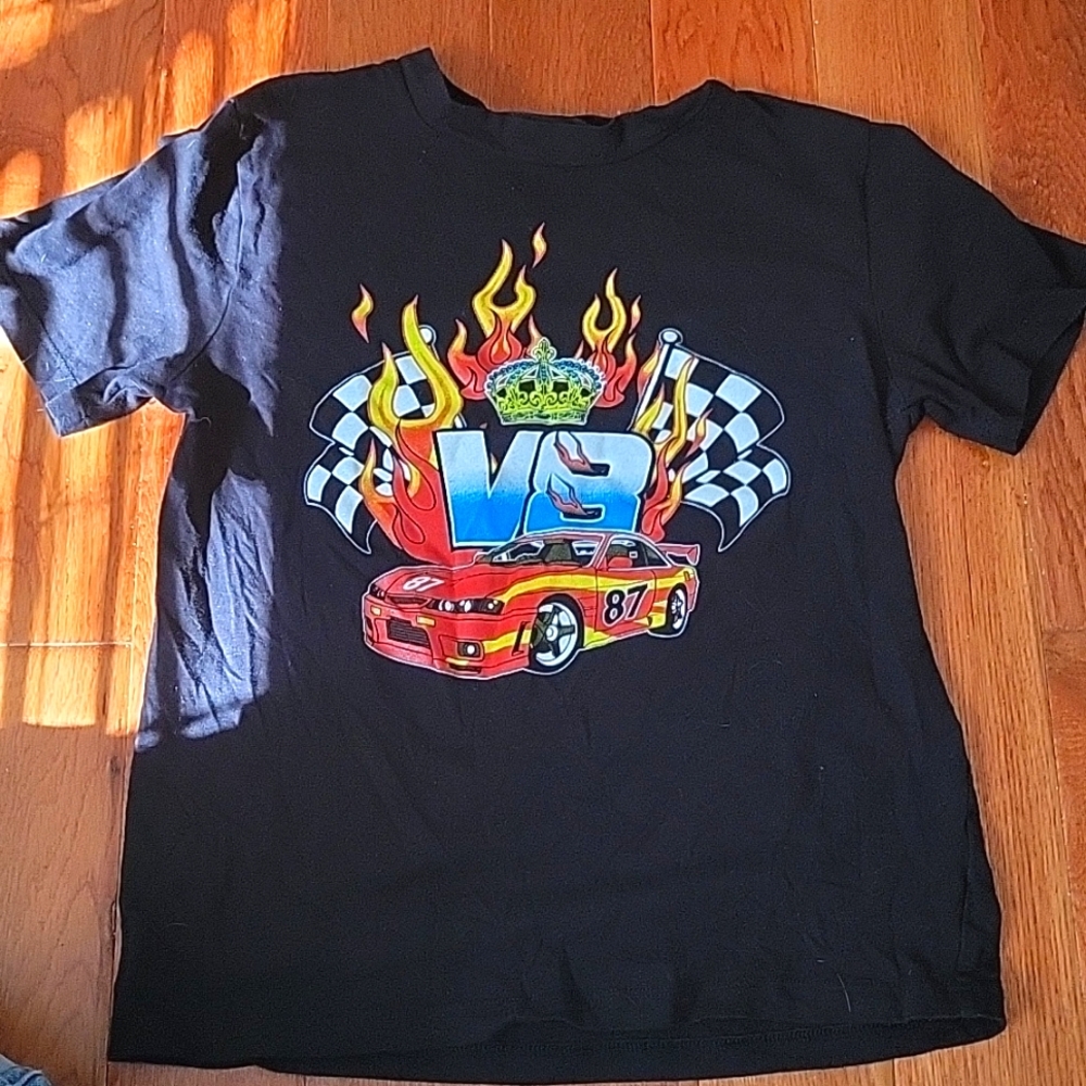 Today and Tomorrow V8 car shirt